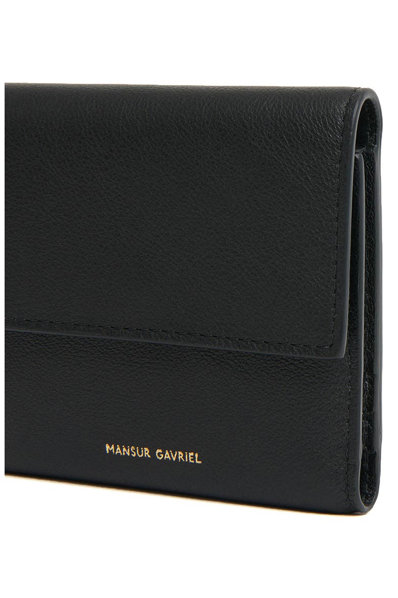 Leather Trifold Wallet, Alternate, color, BLACK