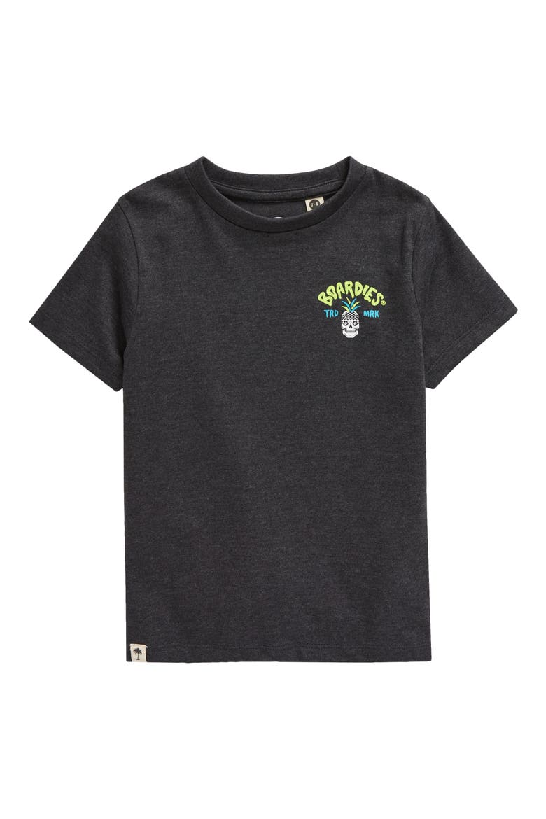 Kids' No Pain No Gain Organic Cotton Blend Graphic T-Shirt, Main, color, STONEWASH GREY