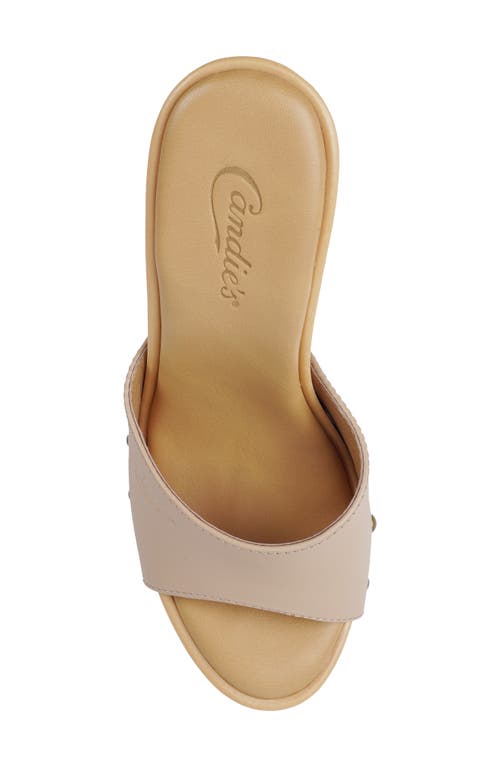 Candies Candie's Antonella Slide Sandal In Brown