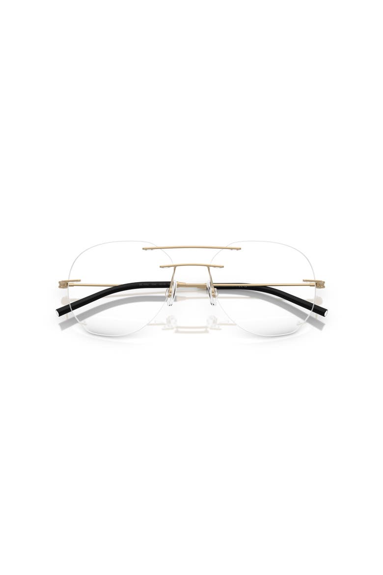 55mm Irregular optical glasses, Alternate, color, Gold