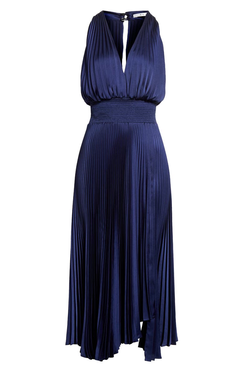 A.L.C. Rose Sleeveless Pleat Dress, Alternate, color, 