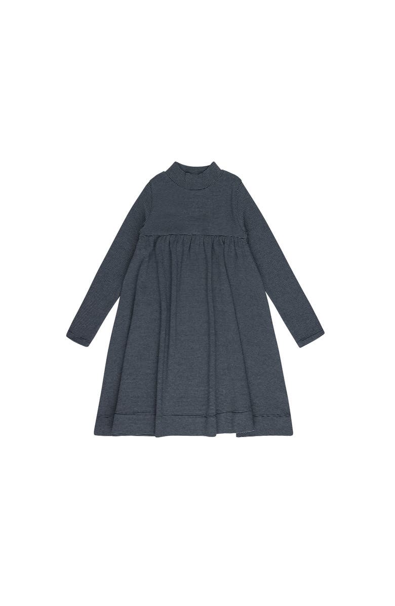 Ely's & Co. French Terry Autumn Kids Collection - Dress, Main, color, Navy