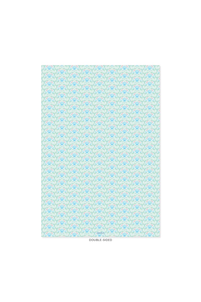 Eight Sheets Two-Sided "Sea Wall" Heavyweight Gift Wrap by Ramus & Co, Alternate, color, Multicolored