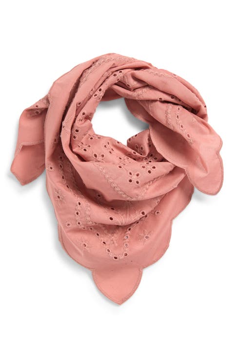 Eyelet Embroidered Bandana