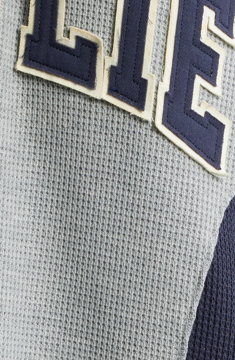 BOYS LIE Goal Digger Long Sleeve Waffle Knit Top, Alternate, color, Heather Grey