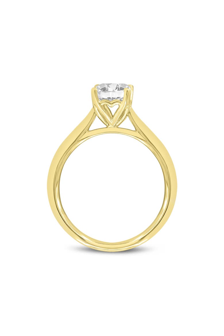 Rahina 14K Yellow Gold Emerald Lab Grown Diamond Solitaire Engagement Ring - 1.5 Ct, Alternate, color, 14K Yellow Gold
