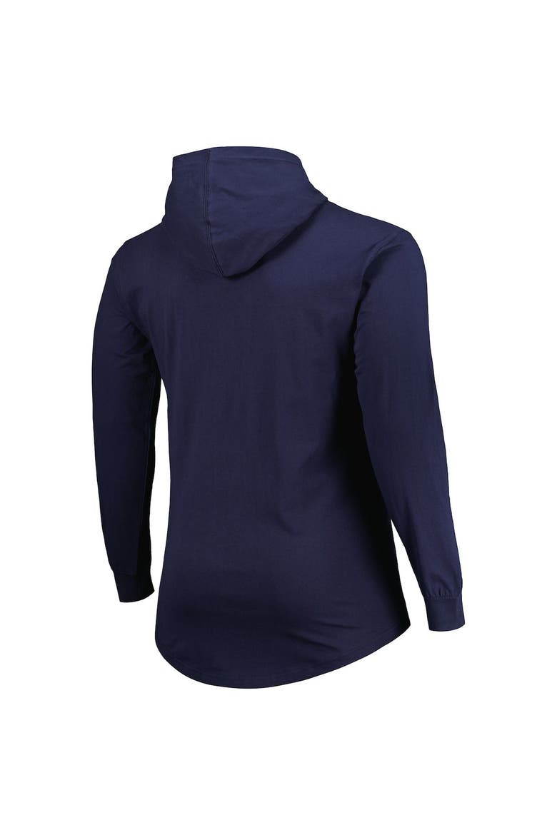 Men's Fanatics Branded College Navy Seattle Seahawks Big & Tall Front Runner Pullover Hoodie, Alternate, color, Navy