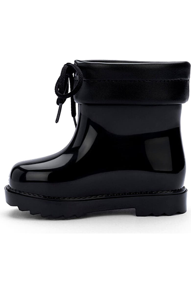 Mini Melissa Glitter Water Resistant Rain Bootie, Alternate, color,