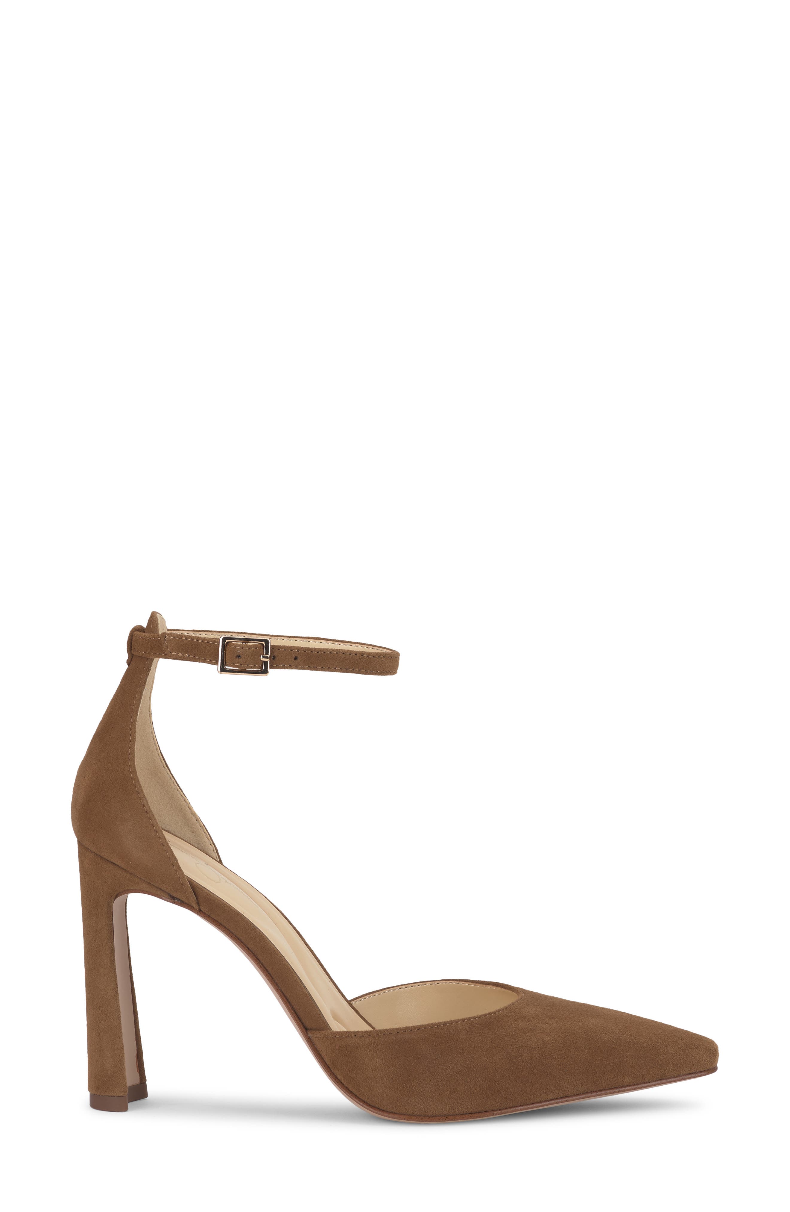 Kelusa Ankle Strap Pump, Alternate, color, SAFARI BROWN
