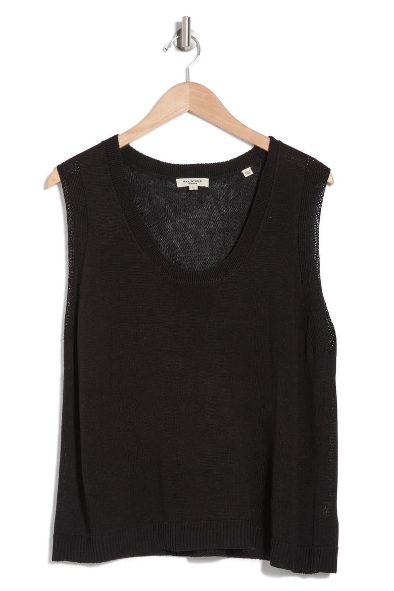 Sweater Tank, Alternate, color, BLACK