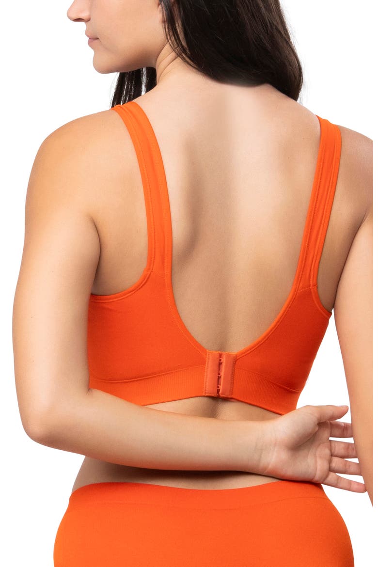 The Comfort Shaping Bra, Alternate, color, Pumpkin