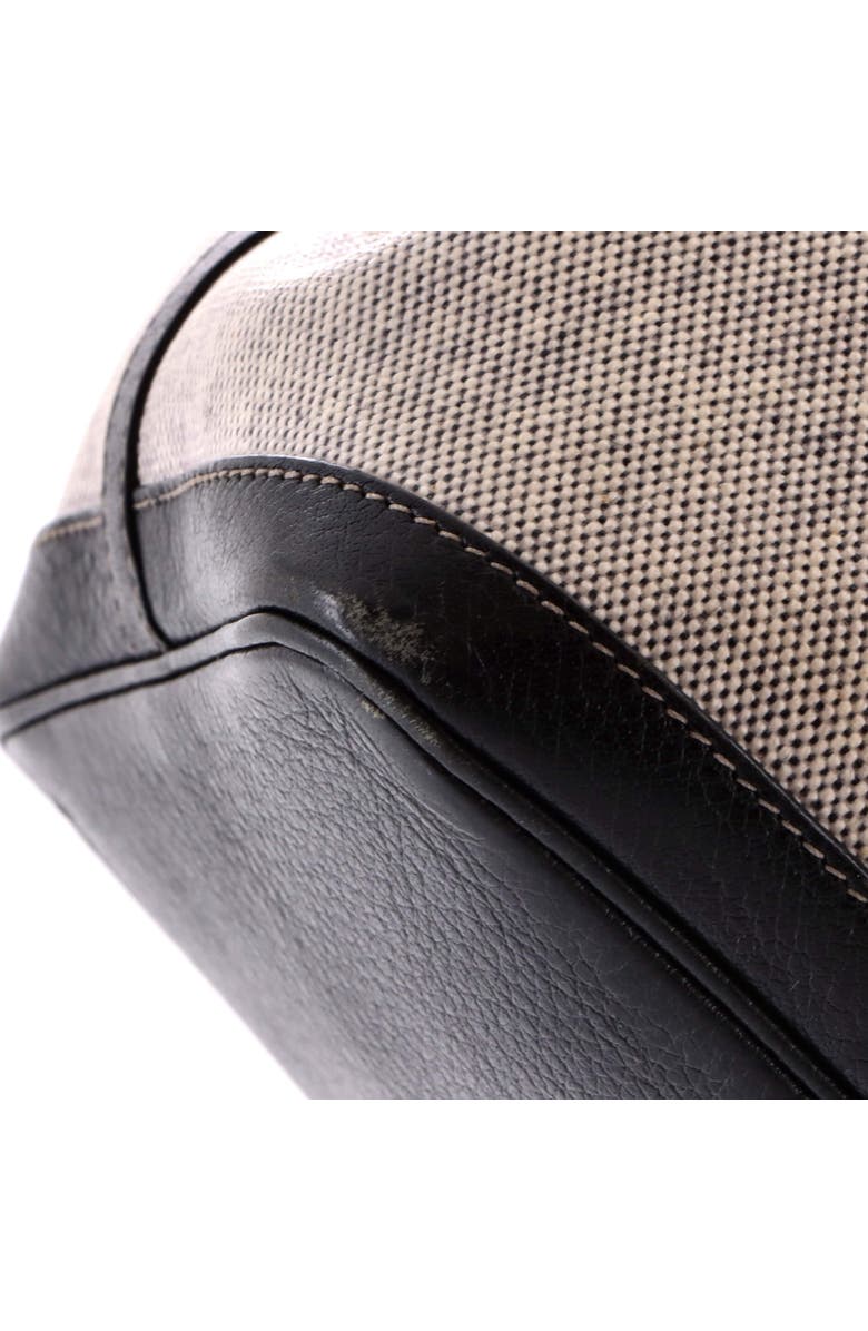 Pre-Owned Hermes Garden Party Tote Toile and Leather 36, Alternate, color, Noir