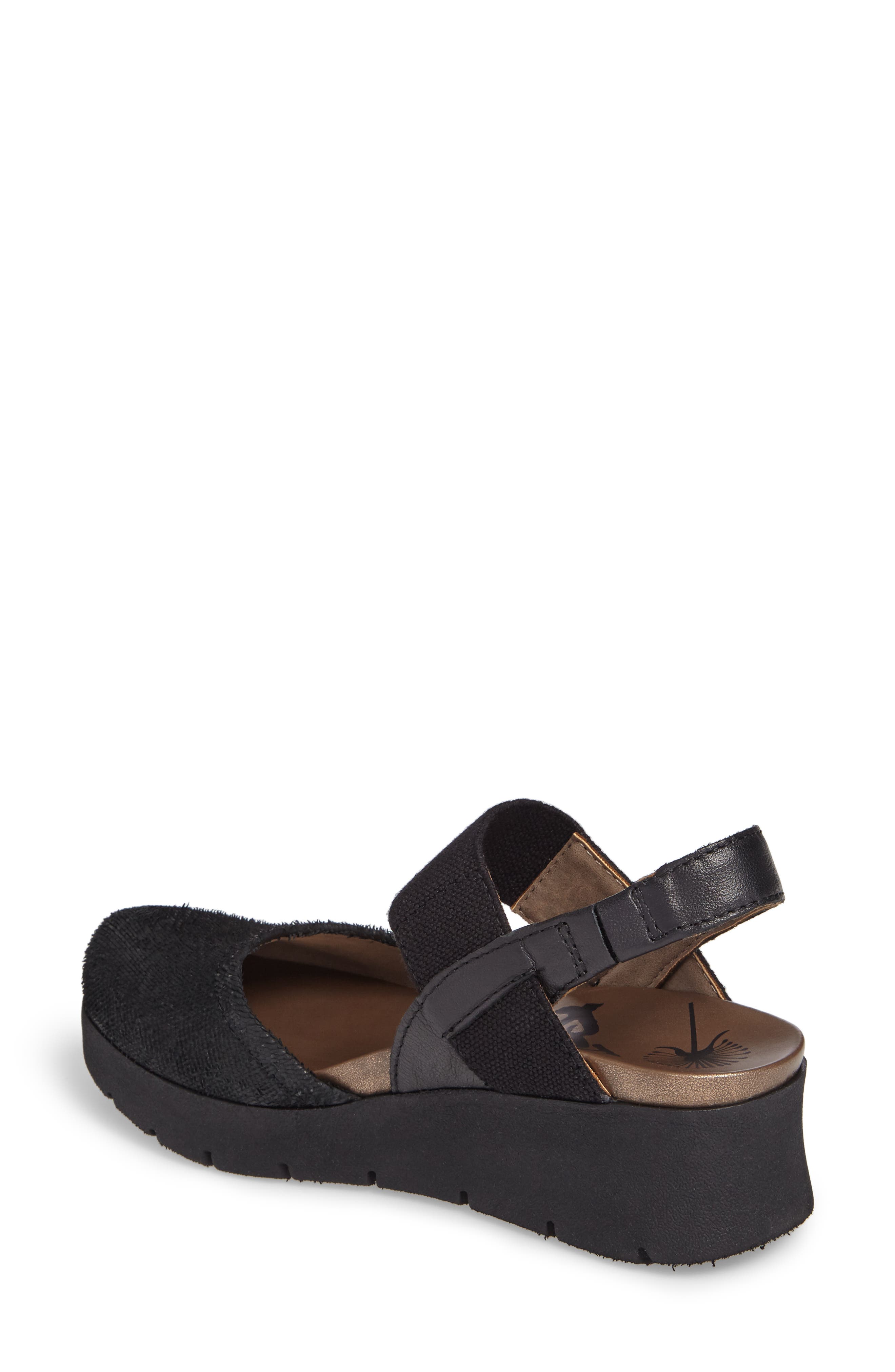 Roadie Mary Jane Platform Wedge, Alternate, color, BLACK LEATHER