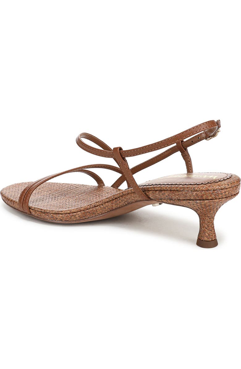 Sam Edelman Cora Slingback Kitten Heel Sandal, Alternate, color, Rich Cognac