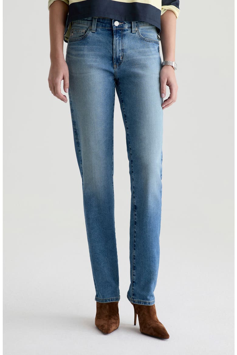 Sandra Low Rise Slim Straight Leg Jeans, Main, color, 15 YEARS AVIATOR