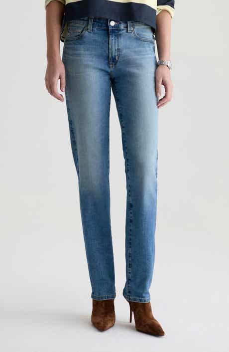 Sandra Low Rise Slim Straight Leg Jeans