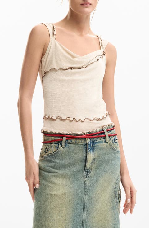 Lettuce Edge Sleeveless Top