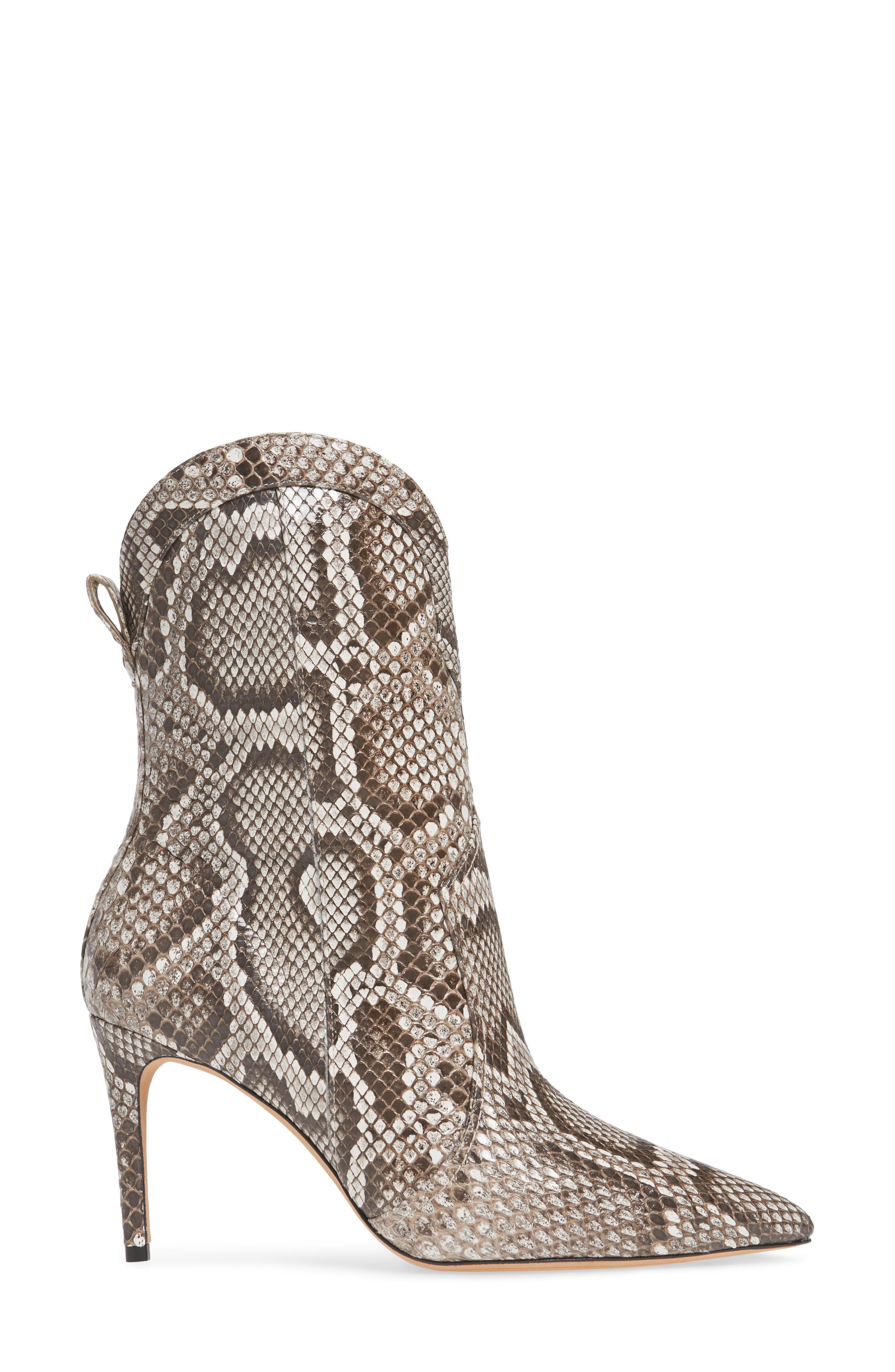 Alexandre Birman Esther Genuine Python Pointed Toe Boot, Alternate, color, 