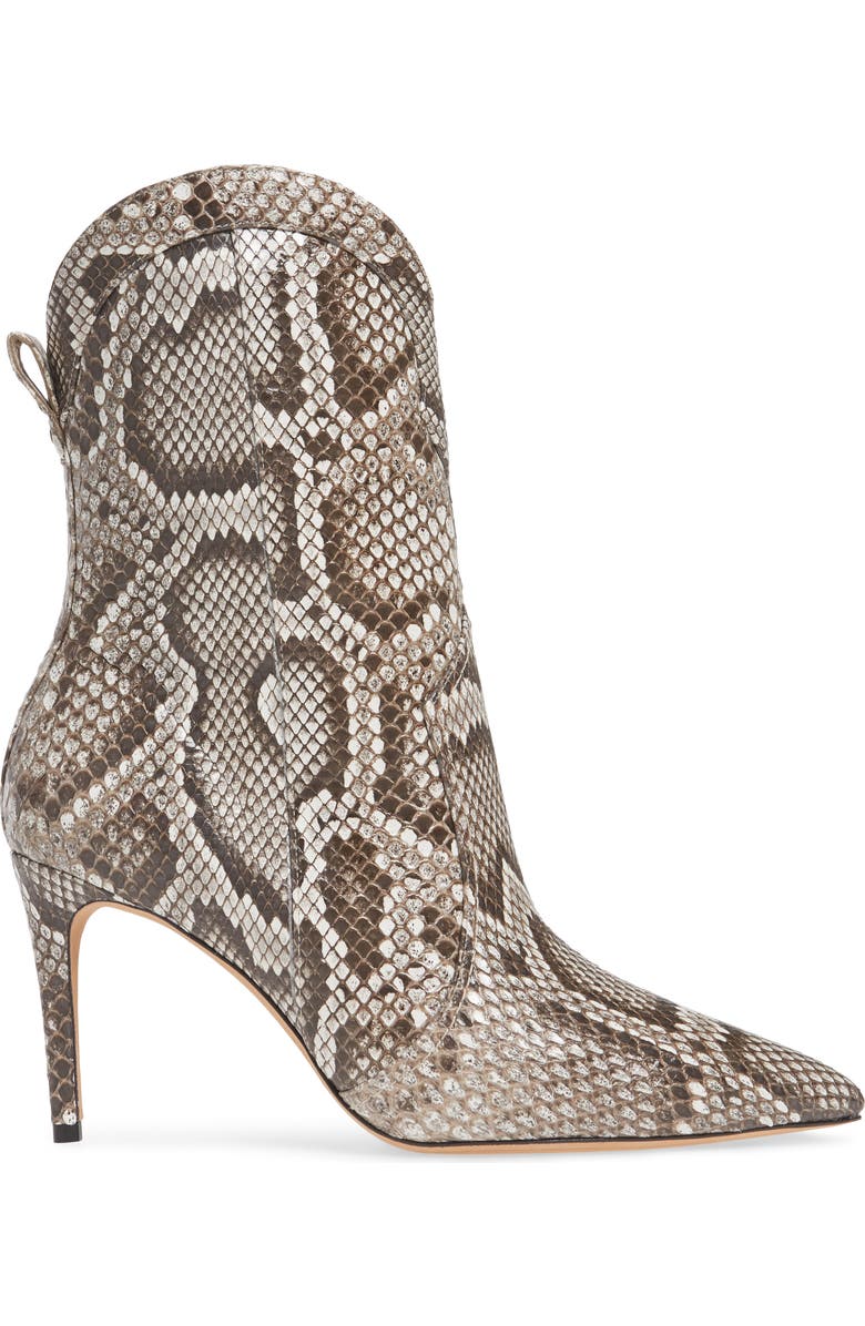Alexandre Birman Esther Genuine Python Pointed Toe Boot, Alternate, color,