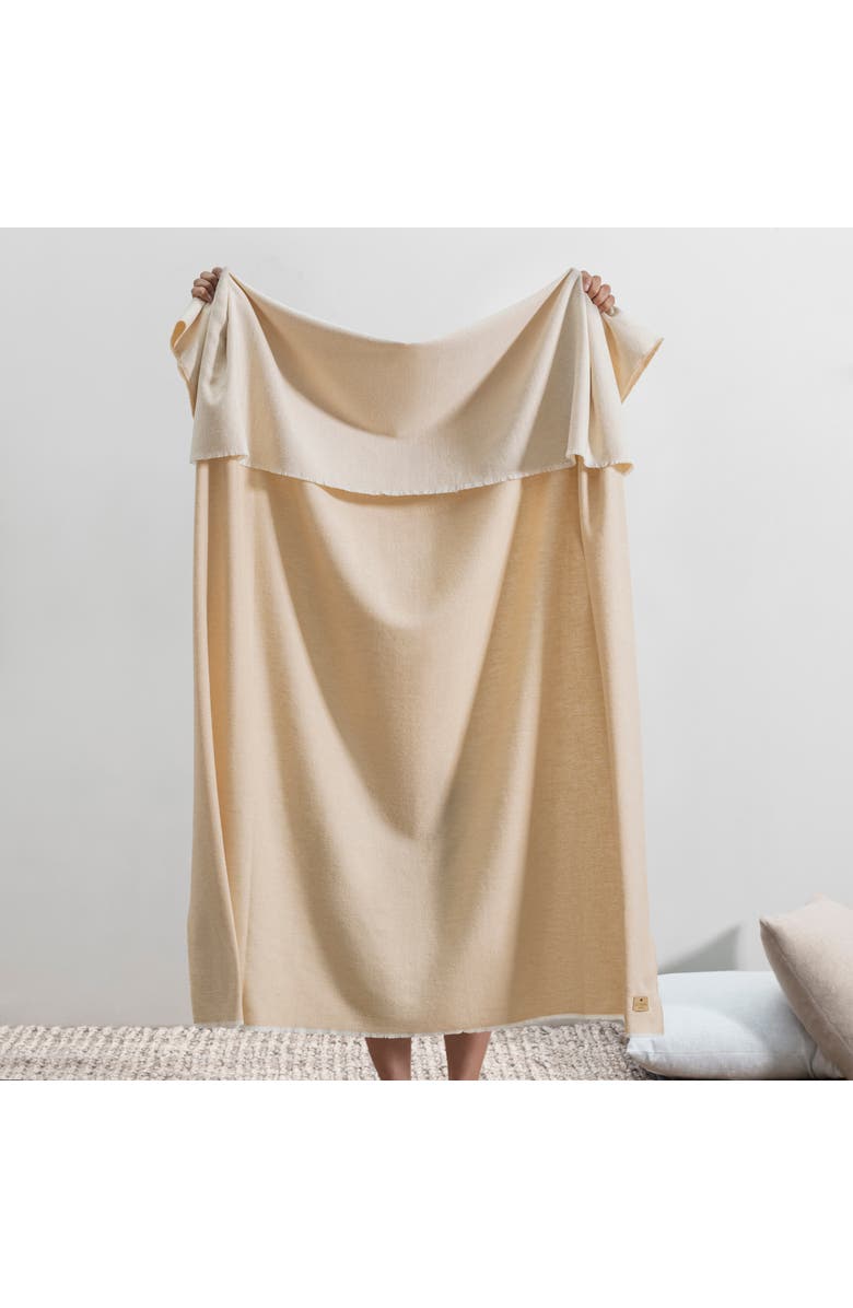 Lands Downunder Aspen Peaks Throw, Alternate, color, Almond