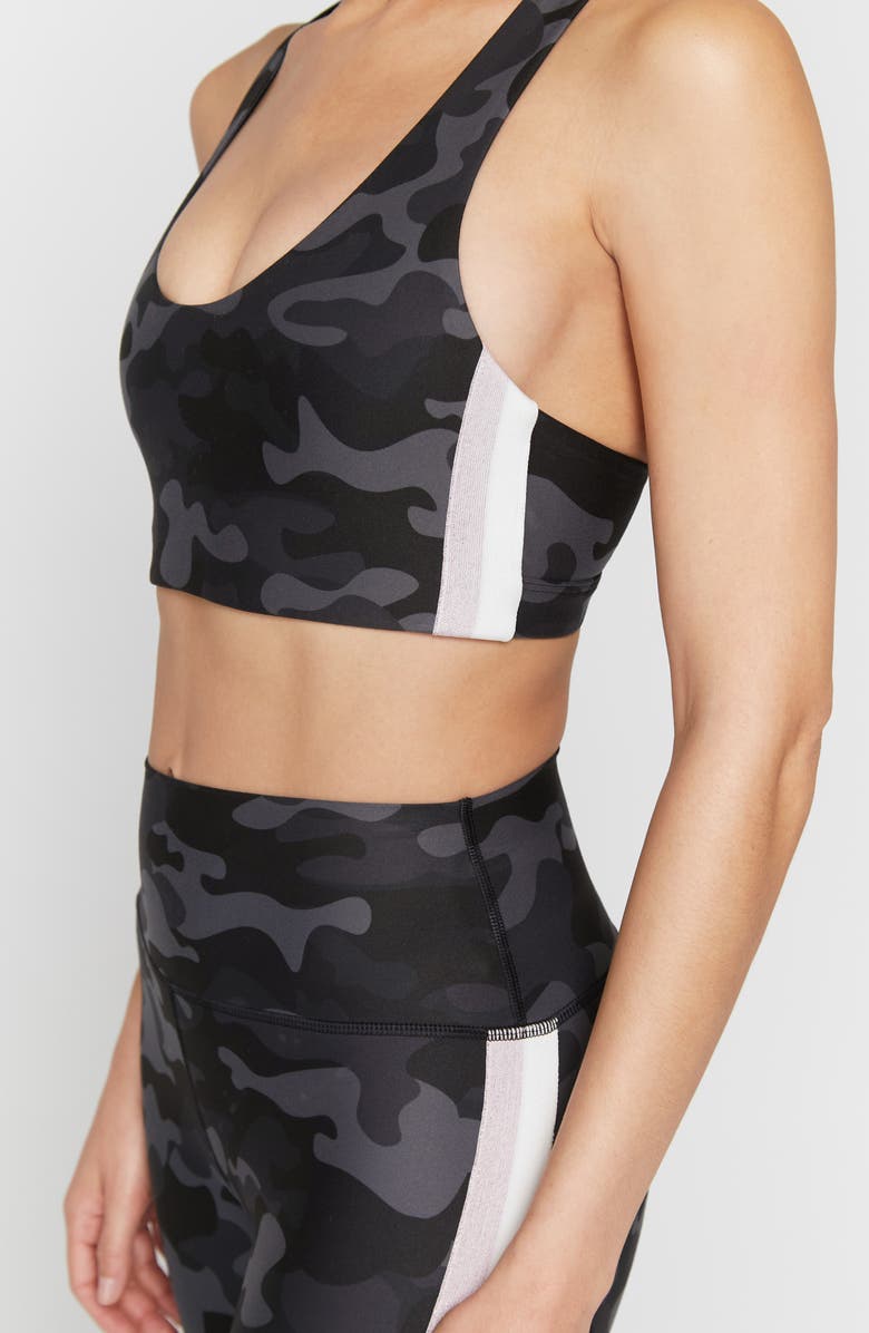 Spiritual Gangster Studio Stretch Recycled Polyester Sports Bra, Alternate, color, 