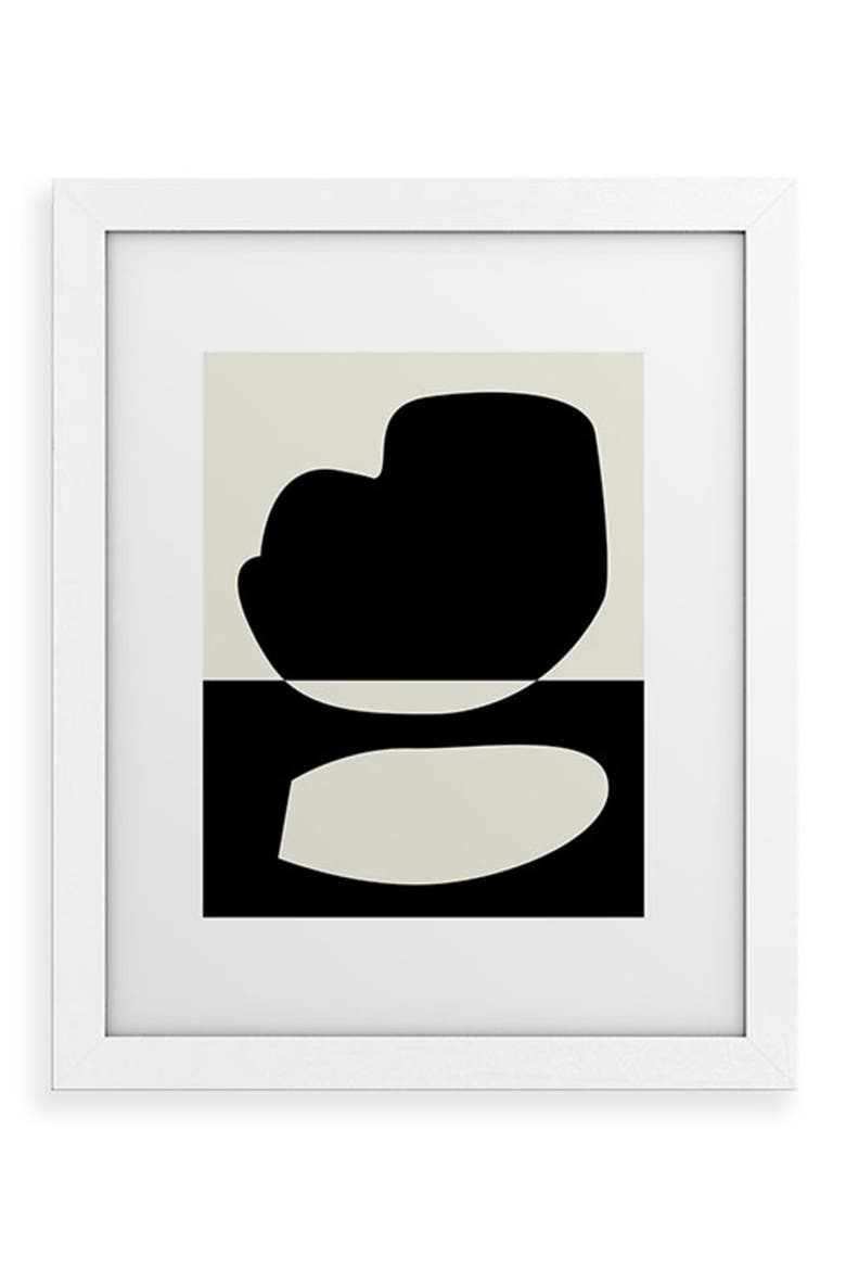 Reverse 01 Framed Art Print, Main, color, WHITE FRAME 18X24