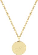 Brook and York Lizzie Initial Pendant Necklace