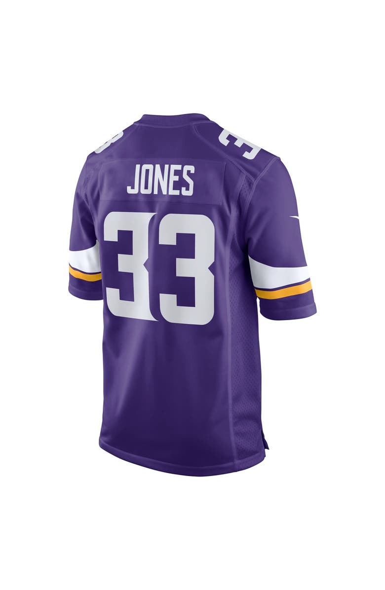 Nike Men's Nike Aaron Jones Purple Minnesota Vikings Game Player Jersey, Alternate, color, Purple