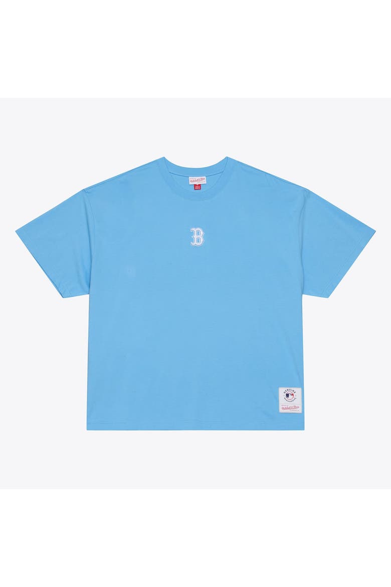 Men's Mitchell & Ness Light Blue Boston Red Sox Insignia Premium T-Shirt, Main, color, Light Blue