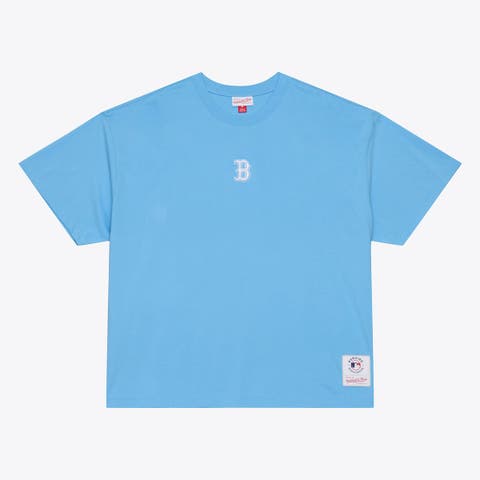 Men's Mitchell & Ness Light Blue Boston Red Sox Insignia Premium T-Shirt
