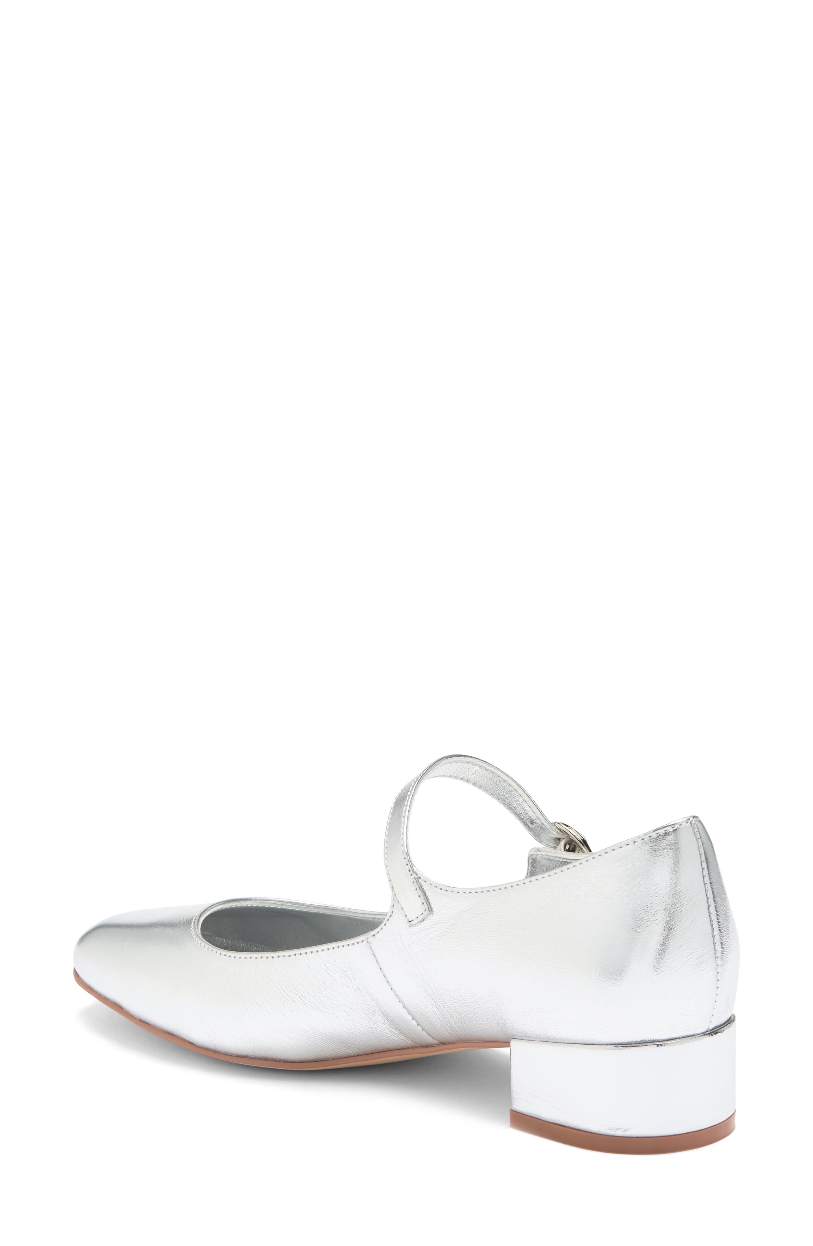 Top Tier Mary Jane Pump, Alternate, color, SILVER