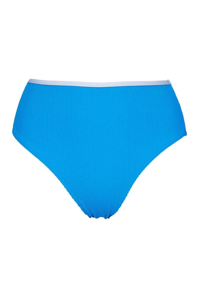 Astrid High Waist Bikini Swim Bottoms, Alternate, color, Blueberry