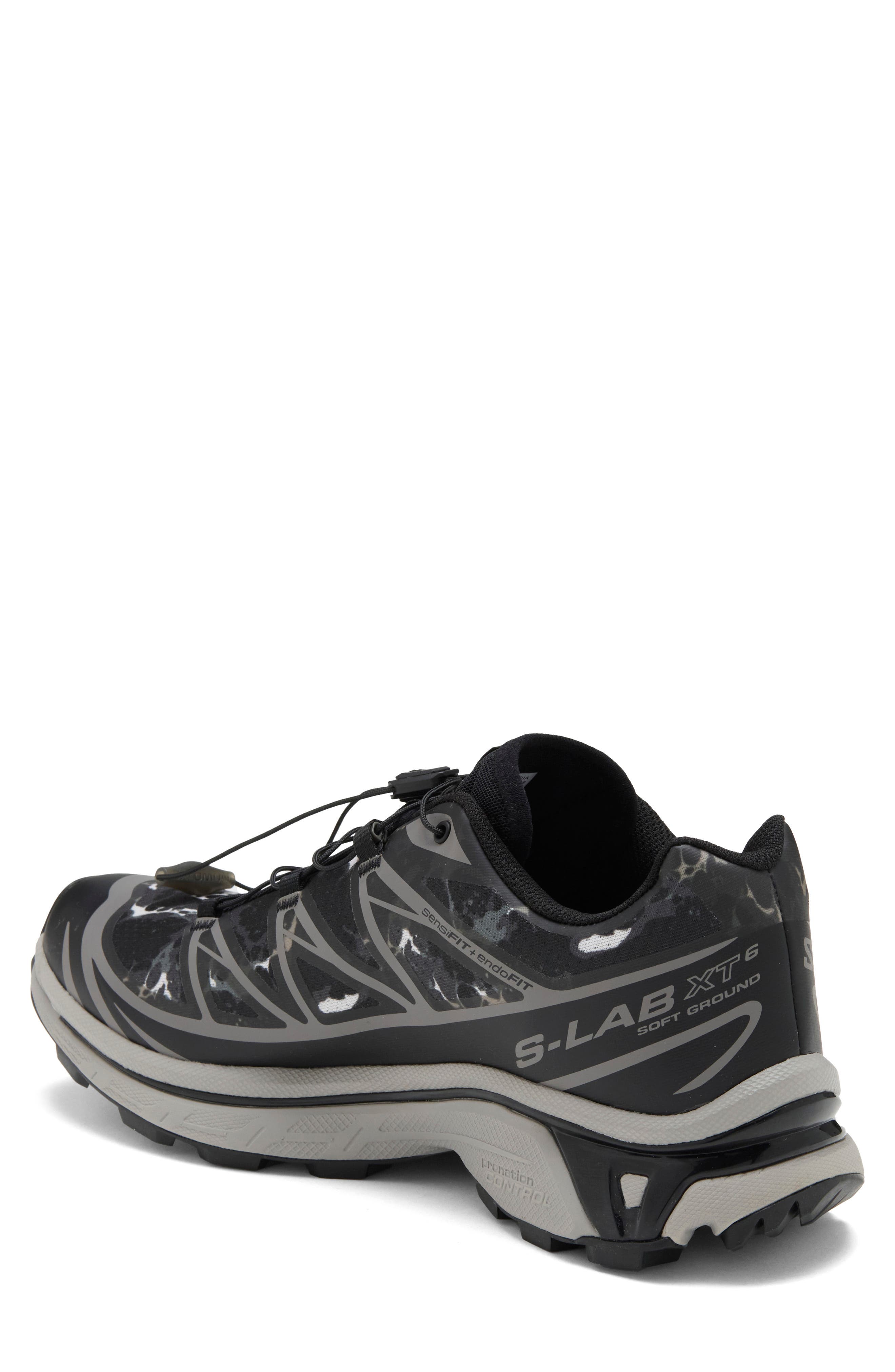 Gender Inclusive XT-6 'Stormshade' Running Shoe, Alternate, color, BLACK