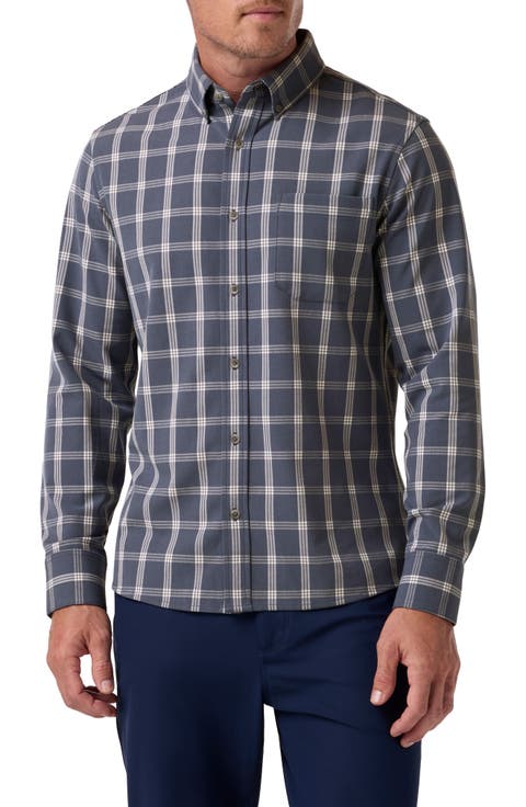 Trim Fit City Flannel Button-Down Shirt