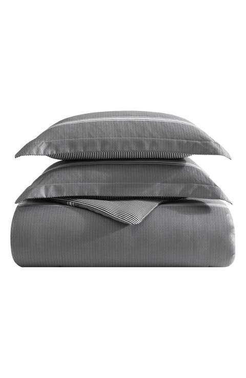 Chevron & Stripes Comforter & Sheets Bed Set