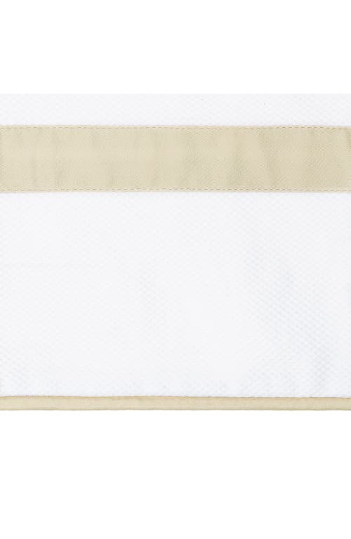 Matouk Louise Piqué Boudoir Pillow Sham In White
