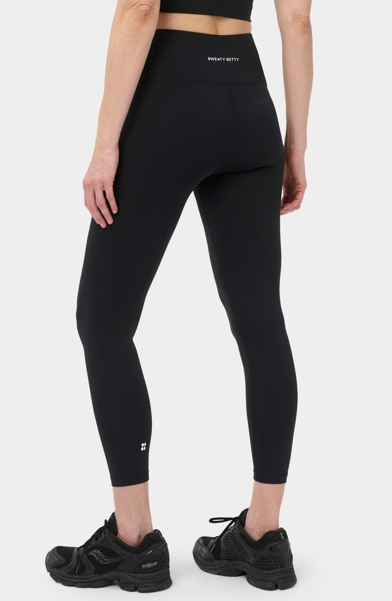 Sweaty Betty 7/8 Wrap Waist Leggings, Alternate, color, Black