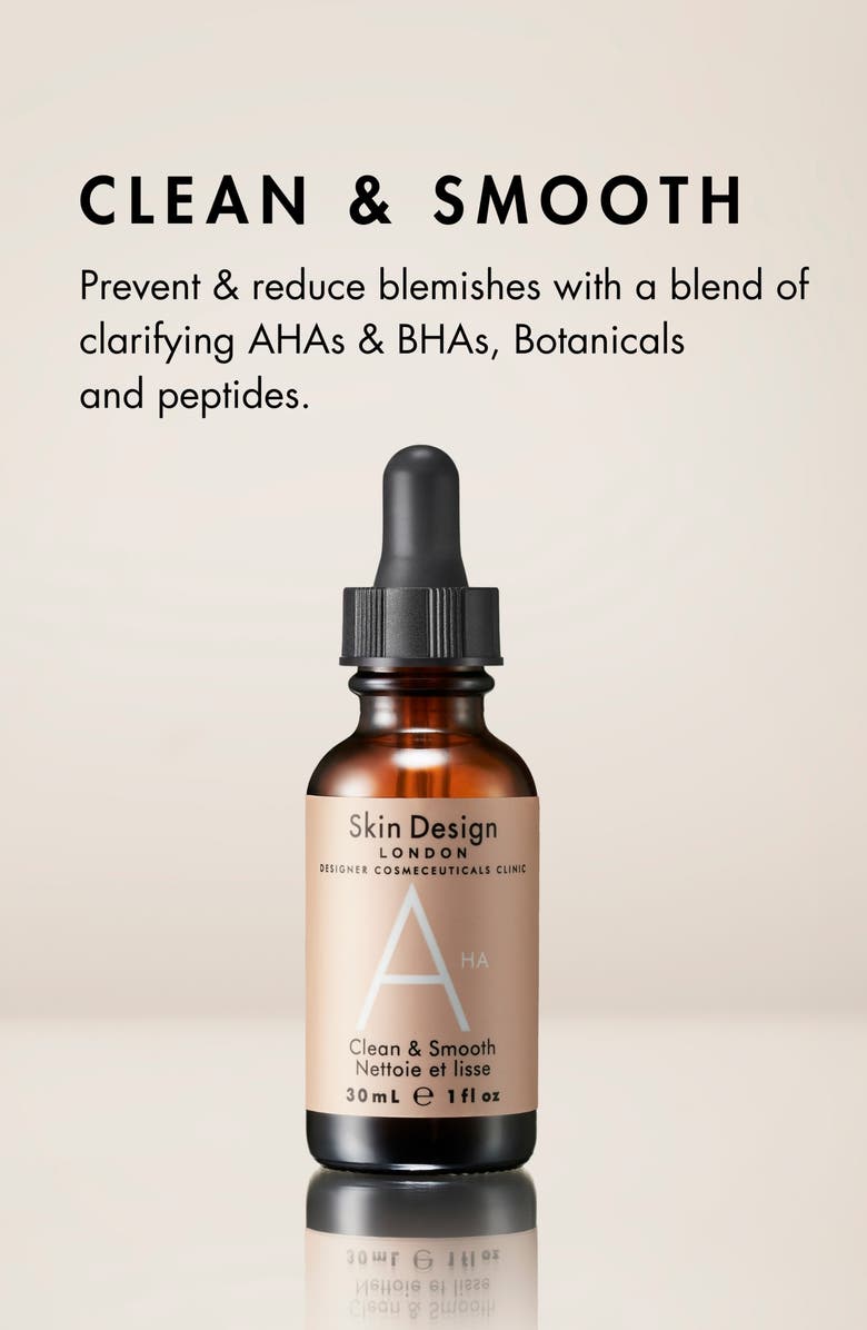 Skin Design London AHA Clean & Smooth Serum, Alternate, color,