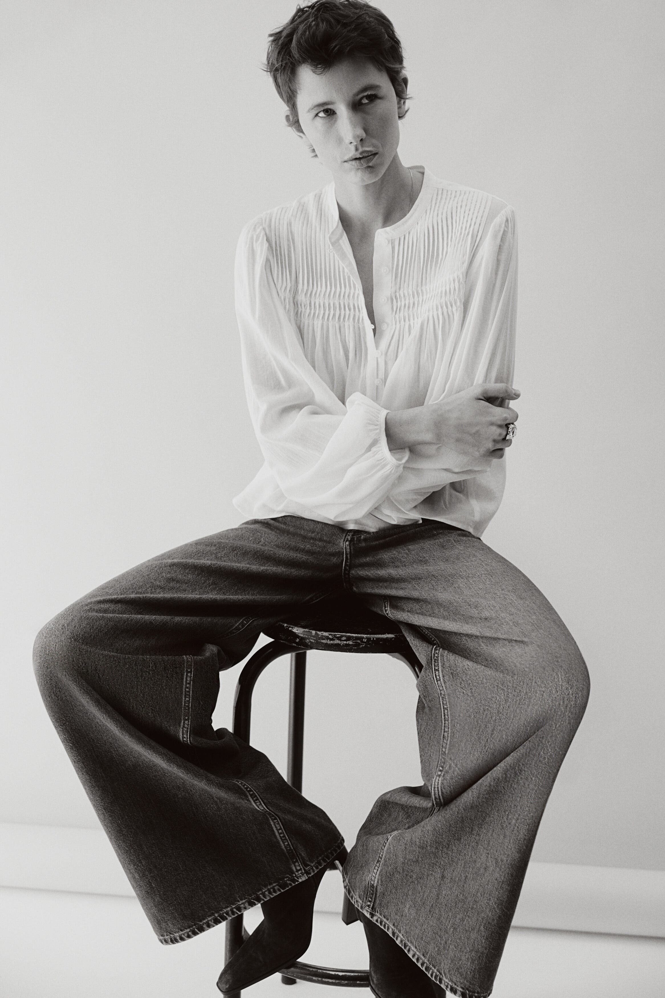 Pintucked Blouse - image 2