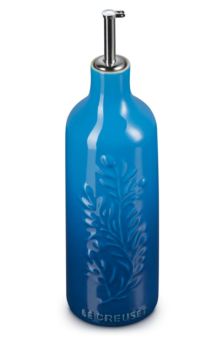 Olive Branch Stoneware Oil Cruet, Alternate, color, MARSEILLE