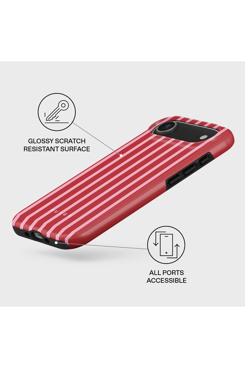 Strawberry Jam Tough Magsafe Case For iPhone 17, 17 Air, 17 Pro, & 17 Pro Max, Alternate, color, Strawberry Jam iPhone 17 Air