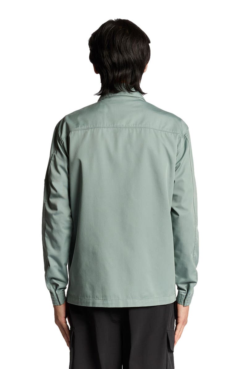 Lyle & Scott Long Sleeve Multi Pocket Overshirt, Alternate, color, Cold Mint