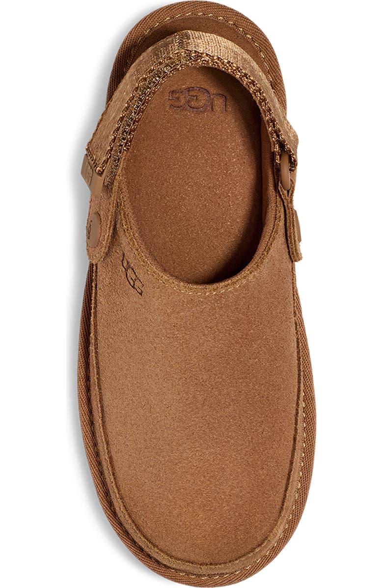 UGG<sup>®</sup> Kids' Goldenstar Clog, Alternate, color, Chestnut