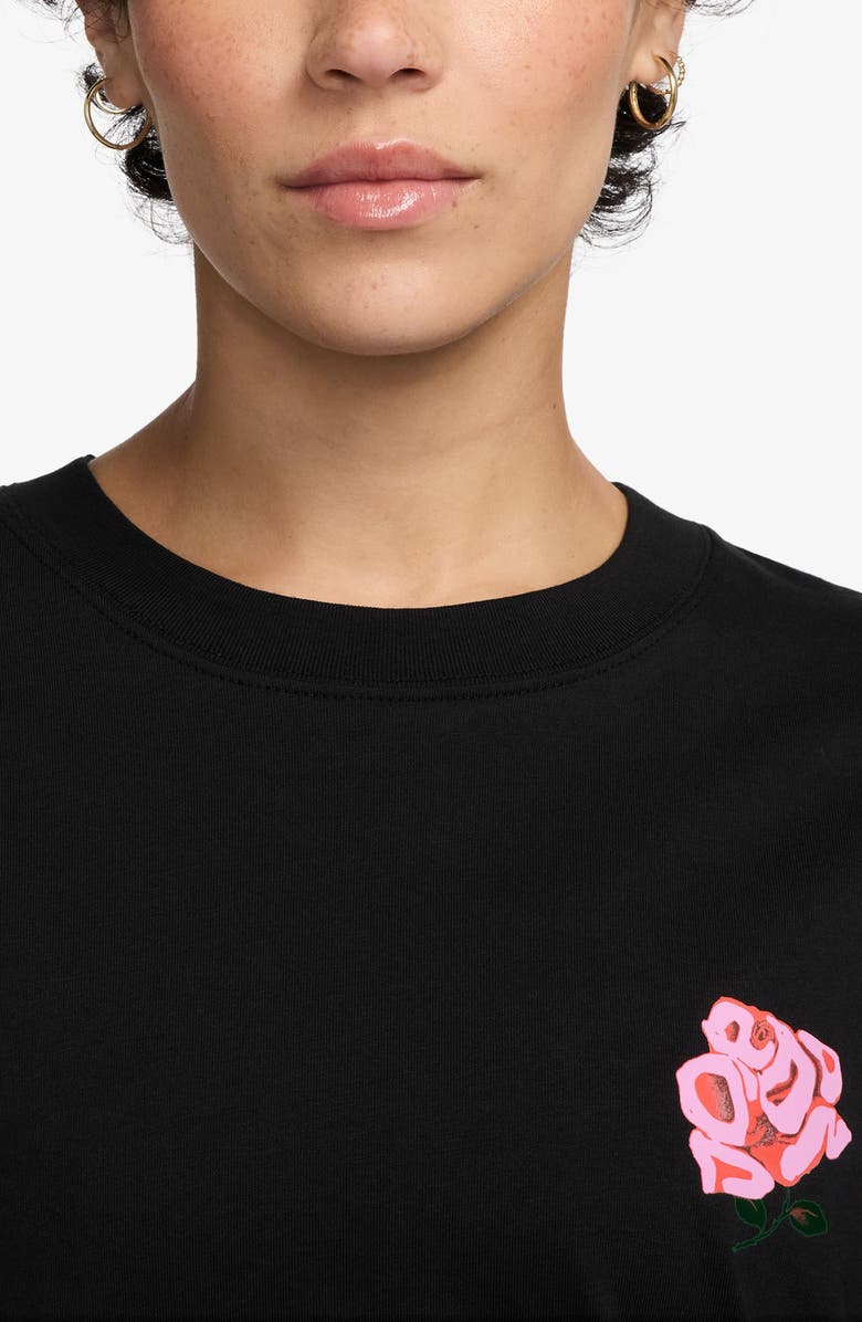 Jordan Girlfriend Floral Graphic T-Shirt, Alternate, color, 