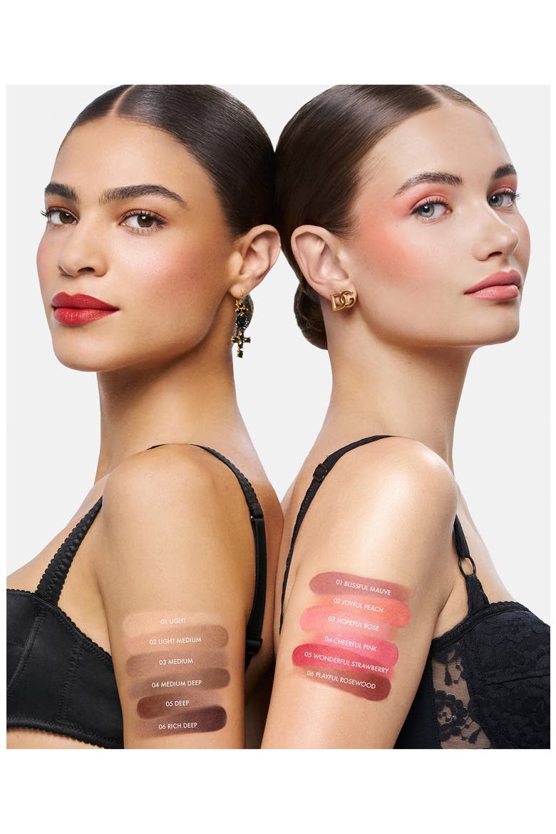 Cheeks & Eyes Match Lasting Blush & Eyeshadow Powder, Alternate, color, JOYFUL PEACH