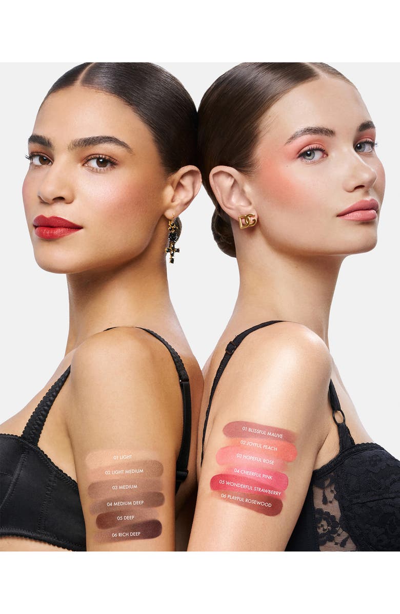 Dolce&Gabbana Face & Eyes Match Lasting Bronzer & Eyeshadow Powder, Alternate, color, Deep