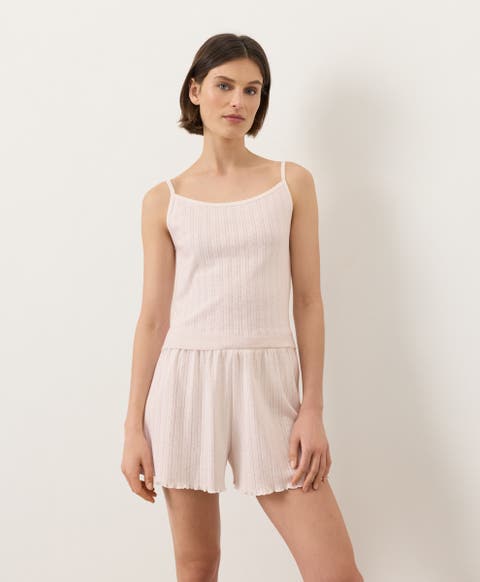 Organic Cotton Pointelle Cami