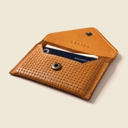 Casupo Mini Envelope Wallet With Rfid Protection In Orange