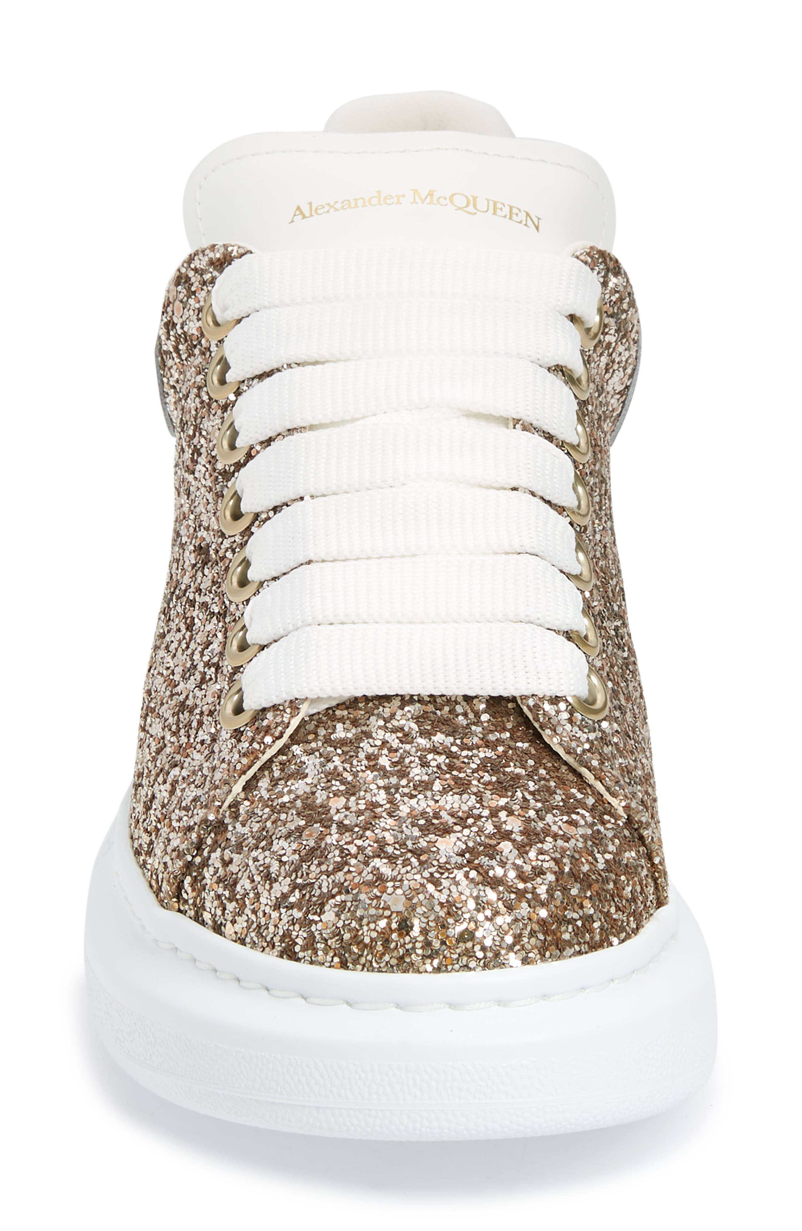 McQueen Oversized Glitter Platform Sneaker, Alternate, color, 