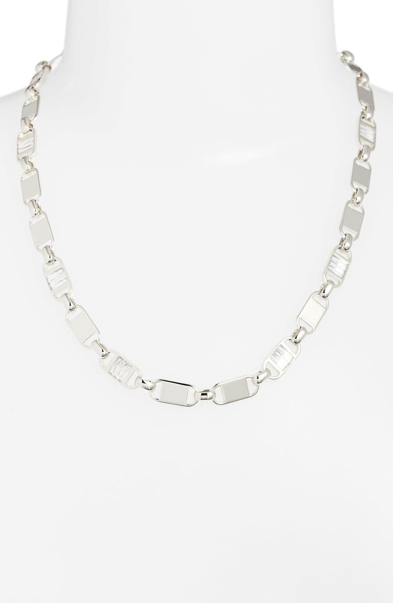 Kendra Scott Jessie Crystal Chain Necklace, Alternate, color,